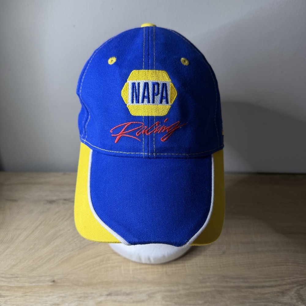 NAPA Racing Michael Waltrip NASCAR Hat Blue Yellow Baseball Cap OSFM